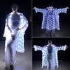 Polyester LED Kimono Robe Stage Performance Sheer Cover Up Creative Gift Light Up Cardigan