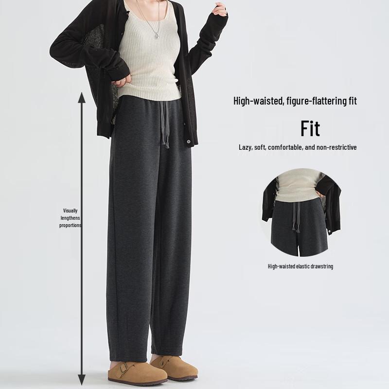Women's High-Waist Straight-Leg Harem Pants