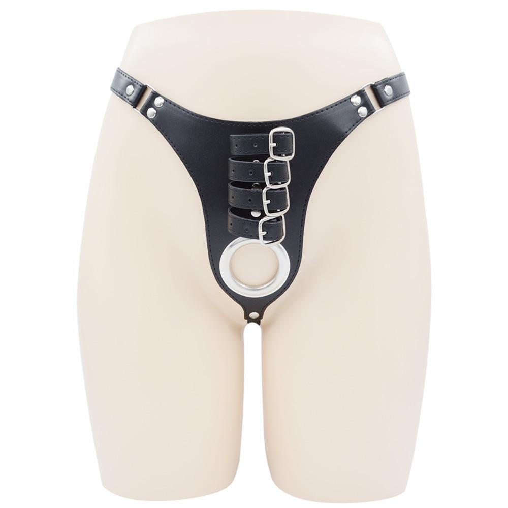 Men's Chastity Lock Penis Wearing Pants Penis Bondage Belt Male Slave Lower Body Training Alternative Toys