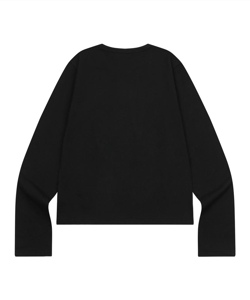 MUCENT Antique Cross Pony Long Sleeve Tee (2 Colors)