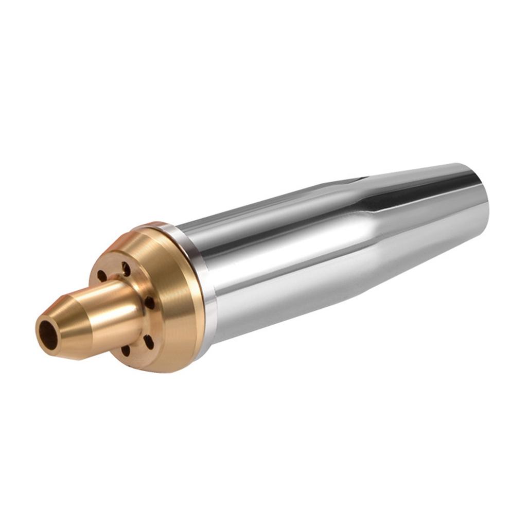 10Pcs Gas Cutting Nozzle Cutting Torch Tip Temperature Resistance Fast Cutting Isobaric Cutting Nozzle Attachment