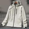 Men Windbreaker Water Resistant Windproof Spring Autumn Plus Size Hooded Jacket Coat for Outdoor