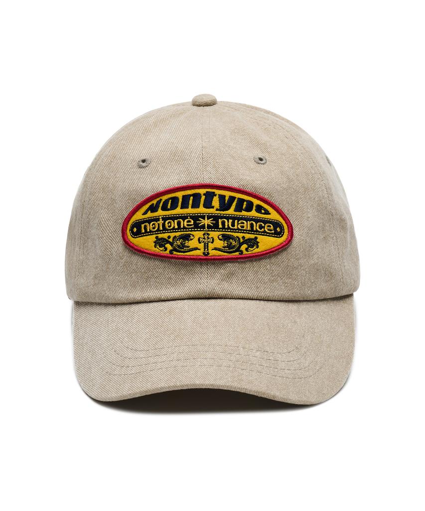 Nontaib Wappen Washed Ball Cap (Pale Beige)