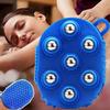 Double Sided Massage Glove 7 Bead Head Steel Ball Brush Ergonomic Design PP Material Full Body Scraping Shoulder Back Relief