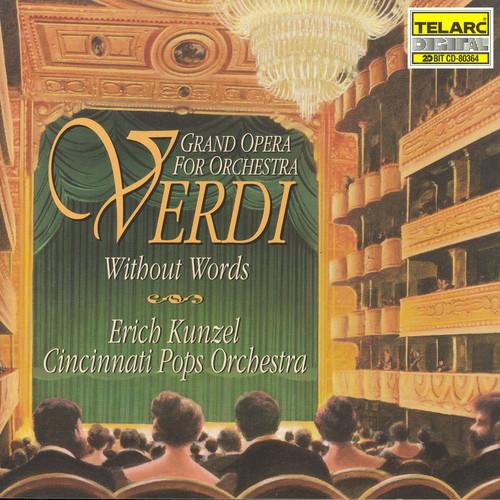 

CD KUNZEL; CINCINNATI POPS - Verdi Without Words CD80364 Telarc 1995 Japan Latin Used