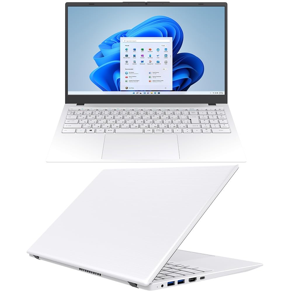 PASOUL PS15J Intel Pentium Gold 6500Y processor JIS Japanese keyboard widescreen Windows PCIe 256GB 12GB USB WPS Office large Full HD 1080P display