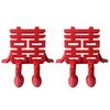 1/2Pcs Red Chinese Wedding Decorations Joint Movability Double Happiness Ornaments  New Year