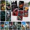 MH40 Dinosaur Phone Case for Motorola Edge 20 30 S30 40 50 Fusion Lite Plus Pro Neo Ultra One Power Action Macro Hyper Vision Zoom