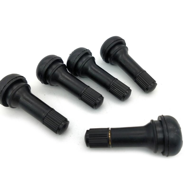 10 sztuk Gumowe zawory do opon TR413, Wciskane trzpienie zaworów bezdętkowych do otworów w feldze 0,453 cala w standardowych oponach pojazdów