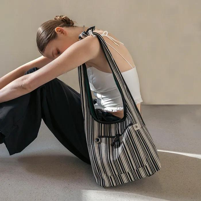 Le Peppe Canvas Bag Stripe