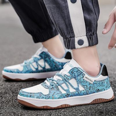 Tide Graffiti Sports Shoes Men's Sports Shoes Comfortable with Summer Fall Shoes 39-46