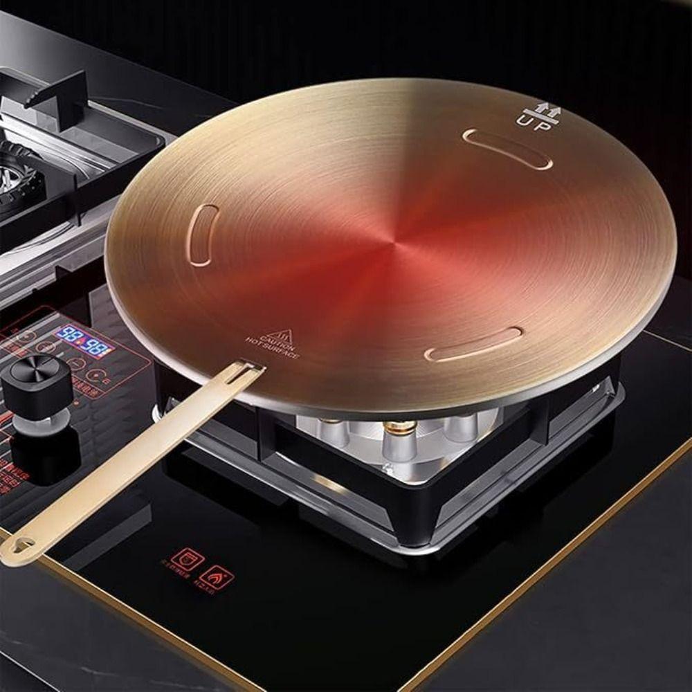 16/20/24/28cm Induction Cooker Heat Conduction Plate Stainless Steel Heat Transfer Disk  Cooktop
