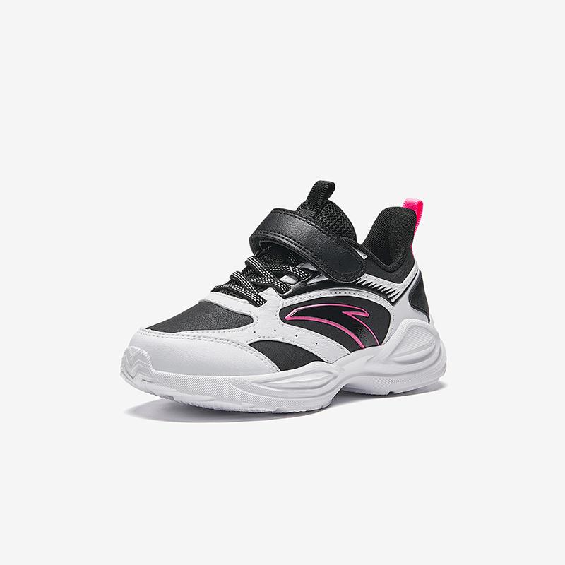 Anta Kids Synthetic Leather Fabric Running Series Trendy Comfortable Versatile Lightweight Shock Absorption Low Top Kids Running Shoes A22439925