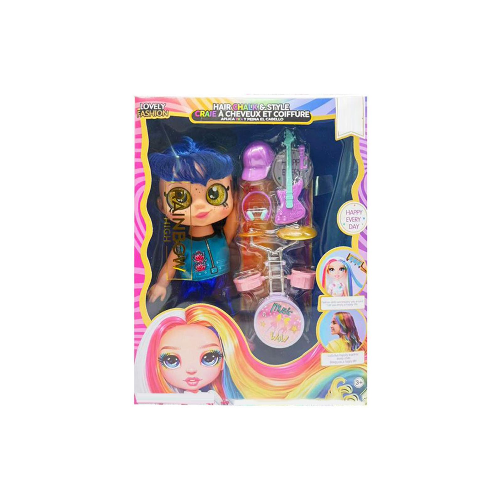 

Fashionable Plastic Doll Figures Collection With Unique Stylish Outfits And Colorful Hairstyles Perfect Gift For Kids To And Creat One Size синий