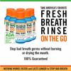 TheraBreath Fresh Breath Oral Rinse, Mild Mint, 3 Ounce Bottle, Pack of 6