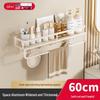 Punch-Free Wall-Mounted Bathroom Storage Rack for Basin and Toilet
