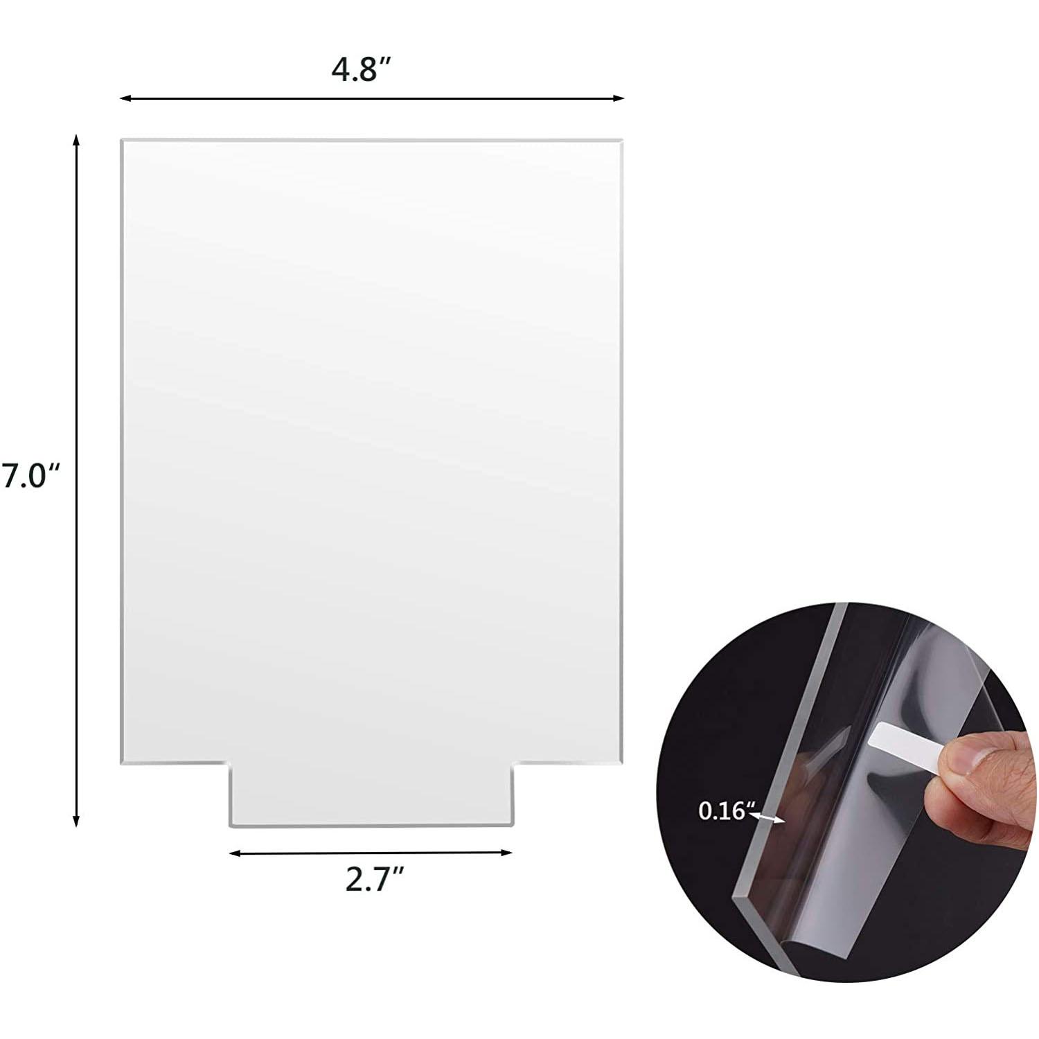 

Clear Acrylic Sheet Cast for LED Light Base 4mm Thick Blank Panel Board Table DIY Display Projects Craft Plastic Glass Panel 5PCS