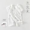 Breathable Baby Cotton Mesh Romper - Short-Sleeved Summer Jumpsuit 