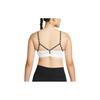 Nike Low Impact Support Padded Letter Sports Bra Women Underwear White DM0672-100