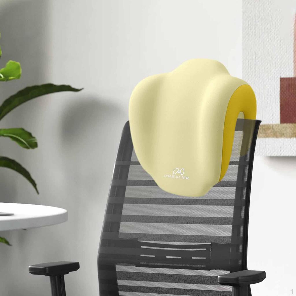 Pillow Memory Foam Breathable for Men Women Neck Support Office Chair