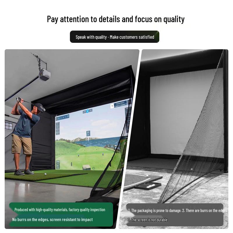 ZOCO Golf Simulator Hitting Screen CN plug (adapter included)