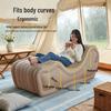 Thickened Foldable Inflatable Sofa Recliner for Outdoor Camping – Lazy Person's Air Bed