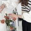Yeni Moda Kadın Lüks Su Geçirmez Kuvars Saat