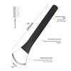 Diy Leather Craft Thinning Cutting Knife Handmade Vegetable Skinning Shovel Tool For Craft Supplies