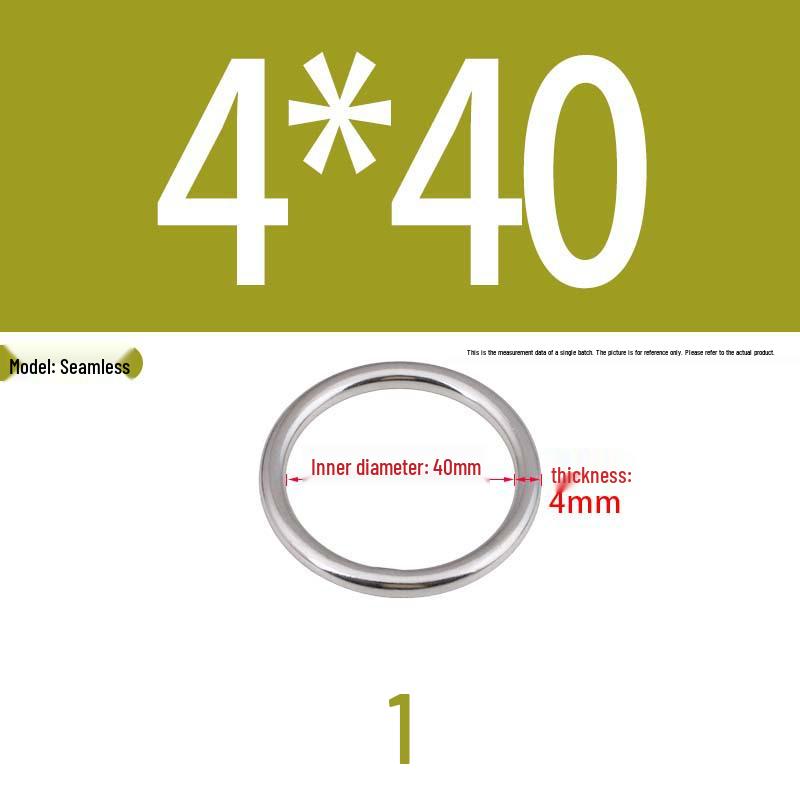 304 Stainless Steel Seamless O-Ring for Lifting and Hammock Yoga Connection