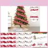 Beautiful Red And White Christmas Gift Ribbon For Stylish Wrapping And Tree Decor