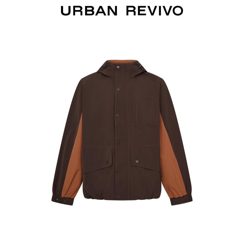 UR 2025 Men's Amber Flow Color Block Oversized Jacket