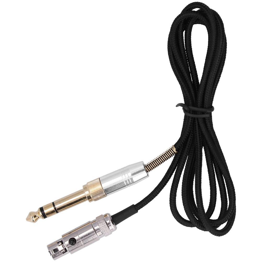 6.35mm/3.5mm To Mini XLR Interface Earphone Replacement Cable for AKG Q710 K712 K240 K141 K271