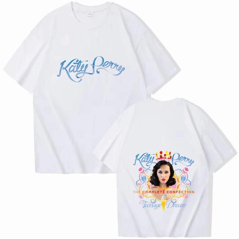 

Katy Perry Teenage Dream Summer Tshirts Unisexs Women Oneck Summer Casual Shirt Oversized T Shirts for Unisex Printing Regular M