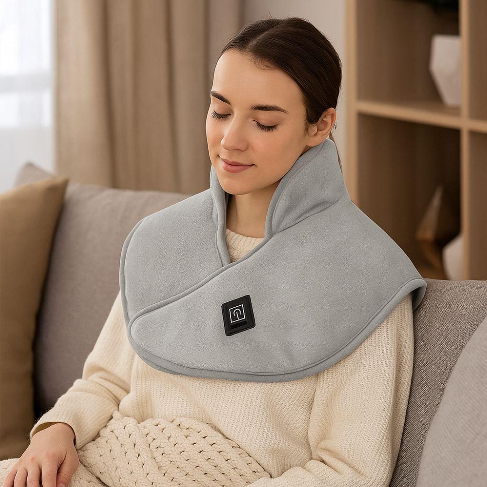 Three Gear Electric Warmer Shawl Soft Comfortable Heating Neck Wrap Heating Shoulder Pad  Home