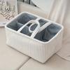 1-piece Multi-functional Storage Basket, Mother's Bag, Diaper Storage Basket, Compartmentalized Storage for Mother