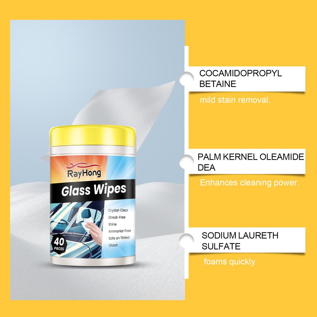 Car Windshield Oil Film Cleaner Wipe Oil Film Remover Auto Window Stain Remover Ploshing Wipes Car Detailing Oil Film Cleaning