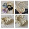 Bag Girl, Korean Version One Shoulder Dumpling Bag, French Bag, Fashionable Cloud Bag, Pleated Handbag, Armpit Bag