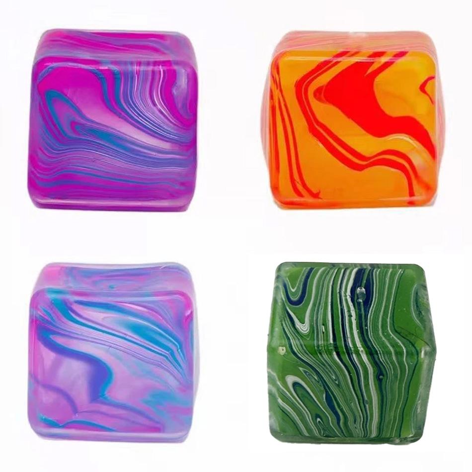 Nee Doh Eiswürfel Malzose Dekompressionsspielzeug Eiswürfel Fidget Spielzeug Quetschspielzeug Anti-Stress Sensorisches Spielzeug Kneifen Für Kinder Erwachsene Geschenk