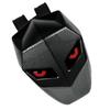 Motorradrucksack mit LED-Programmierbildschirm Kohlefasertextur Wasserdicht Hartschale Helm