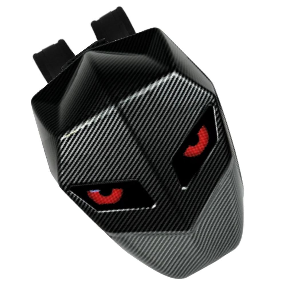 Motorradrucksack mit LED-Programmierbildschirm Kohlefasertextur Wasserdicht Hartschale Helm