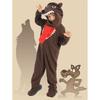 Kids Costume with Backpack and Flame Accents for Role Play and Stage Performances