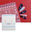Adhesive Nail Salon Manicuring Nail Decals Christmas Nail Sticker Nail Art Sticker Nail Decoration