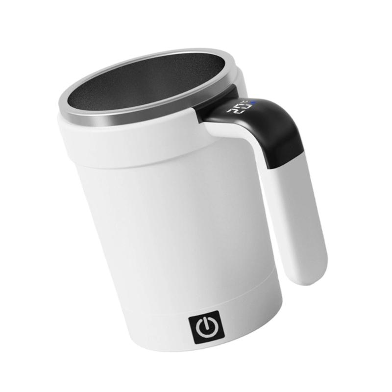 Electric Mixing Cup With Magnetic Stir Technology Quick Blending Rechargeable Mug For Shakes Smoothie And Hot Beverages
