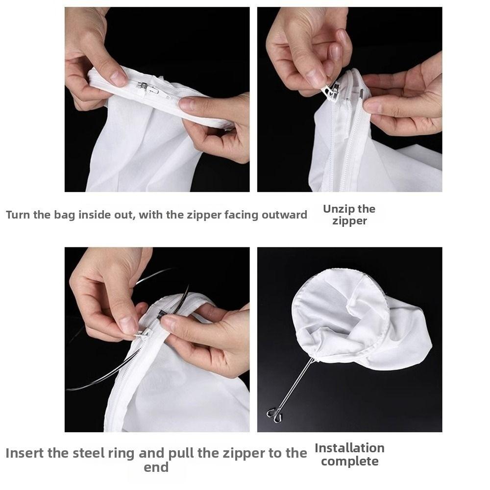Ultra Fine Mesh Mesh Filter Bags Reusable Tea Strainer Pouch Tea Filter Dripper Filter NutMilk