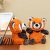 25cm Lovely Raccoon Stuffed Fluffy Animal Huggable Pillow Delicate Home Decro Zoo Souvenir Party Props