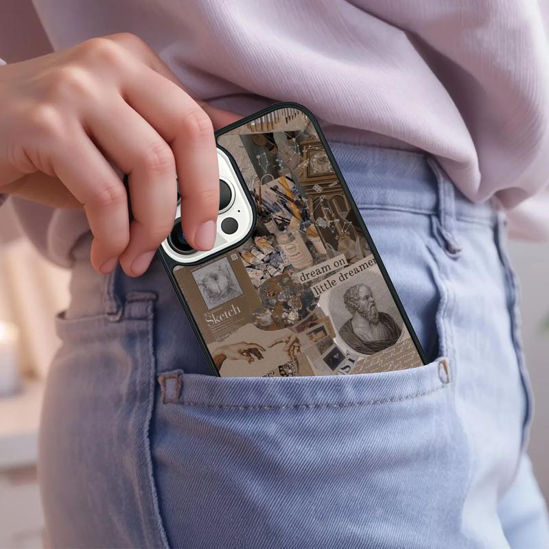 Great Aesthetic Art Painting Phone Case For iPhone 17 Air 15 16e 14 13 Pro Max Coque 12 11 Pro Max PLUS cover