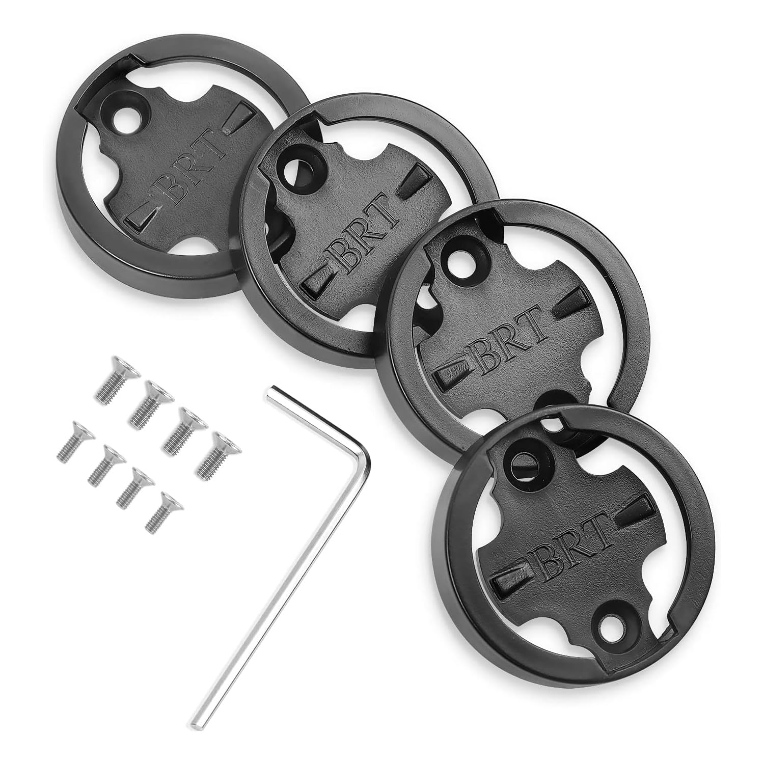 

Велосипедное крепление для Bryton - [4 шт.] Вставки-адаптеры для крепления велокомпьютера Bryton с выносом вперед, Сменная база для крепления велосипедного GPS-компьютера