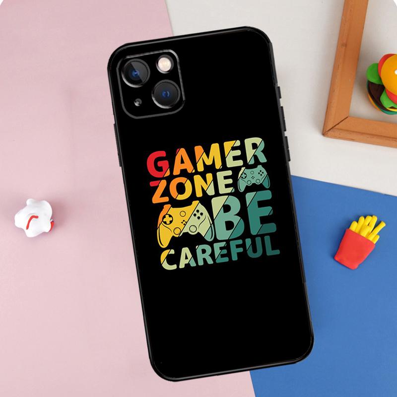 Game Console Gamer Zone Phone Case For iPhone 15 Pro Max 11 12 13 14 16 Pro Max Mini XR 16e 15 16 Plus Cover Shell