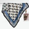 Polka dot double-sided heterochrome ethnic style retro 91 velvet large square scarf silk scarf women's spring and autumn warm shawl scarf scarf
