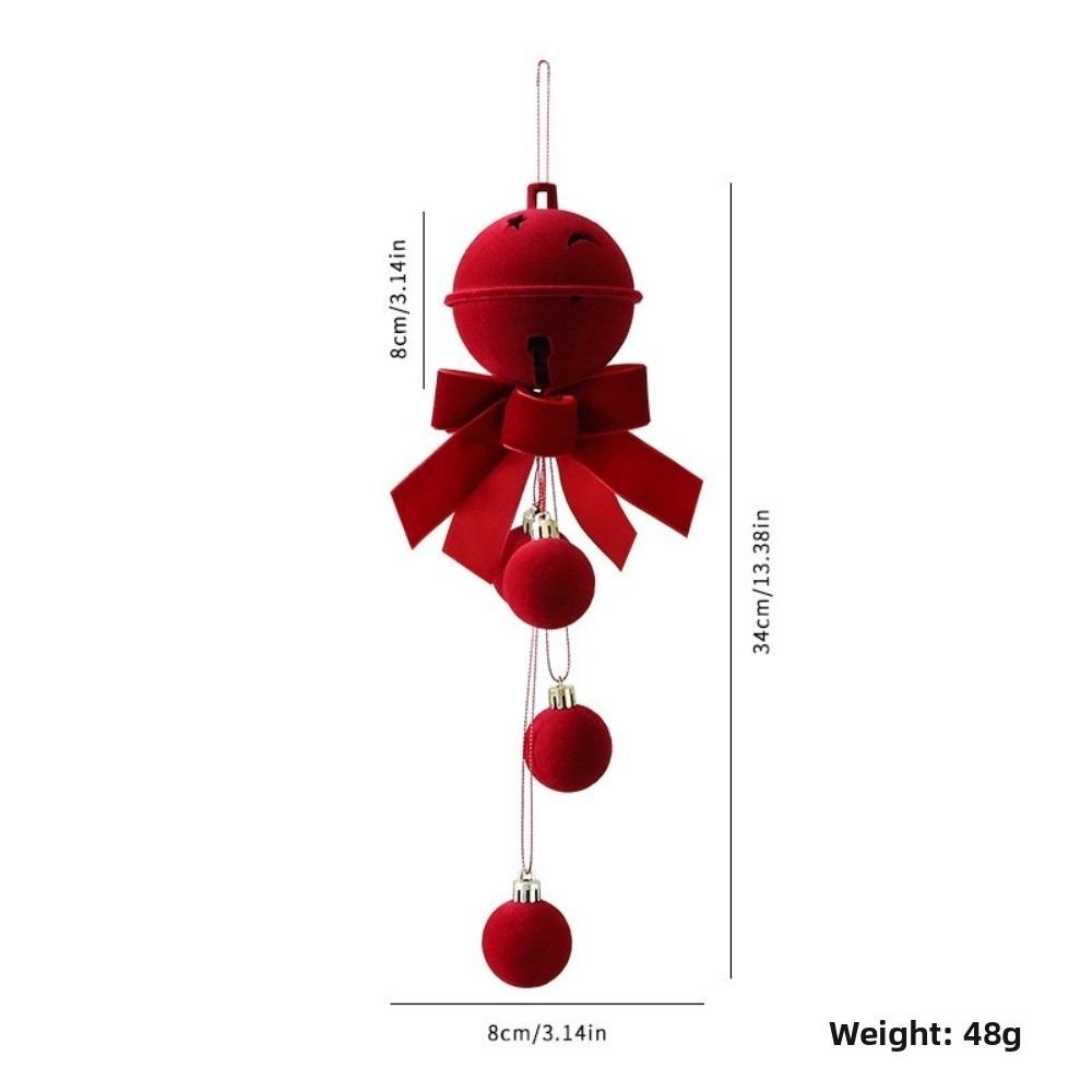 Flocked Xmas Tree Charm Reusable Xmas Tree Pendant New Christmas Supplies Party Decoration